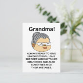 Oma Grootmoeder Briefkaart (Staand voorkant)