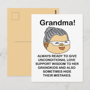 Oma Grootmoeder Briefkaart
