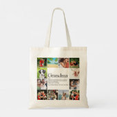Oma, Grootmoeder Definitie 12 Fotosamenstelling Tote Bag (Achterkant)