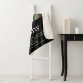 Oma, Grootmoeder Definitie Foto Collage Sherpa Deken (In situ)