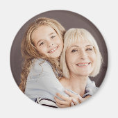 Oma Grootmoeder Kleinkinderen Volledige foto Magneet (Voorkant)