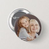 Oma Grootmoeder Kleinkinderen Volledige foto Ronde Button 5,7 Cm (Voorkant /achterkant)