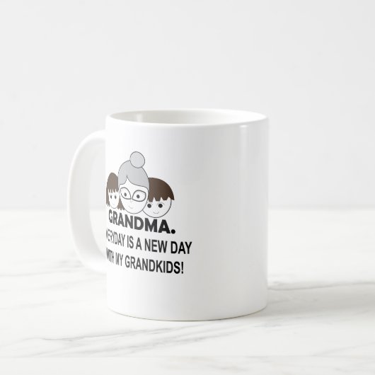 Oma Grootmoeder Koffiemok (Voorkant links)