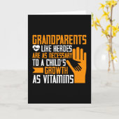 Oma - Grootouders als helden Kaart (Gele Bloem)