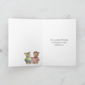 Oma Grootouders Dag Kaart - Rood en Wit Polk (Binnen)