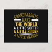 Oma - Grootouders maken Wereld Warmer Briefkaart (Voorkant)