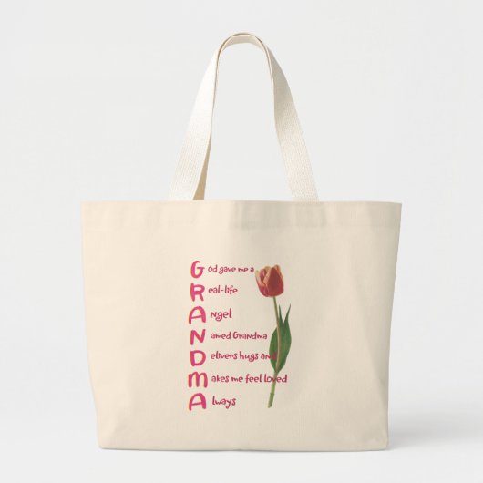 oma grote tote bag (Voorkant)