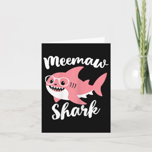 Oma Haai Moederdag Oma Grappig Oma Kaart (Voorkant)