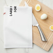 Oma had gelijk - Lard is goed voor je Theedoek (Quarter Fold)