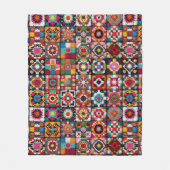 Oma-hakenpatroon voor dekensprint fleece deken (Voorkant)