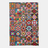 Oma-hakenpatroon voor dekensprint  theedoek (Verticaal)