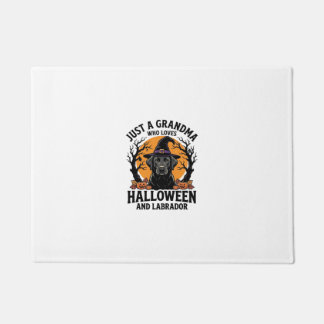 Oma Halloween Labrador Grappig Vintage_1 Deurmat
