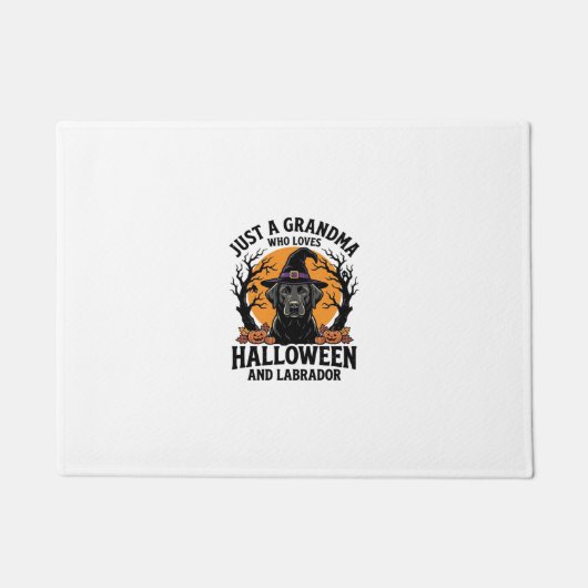 Oma Halloween Labrador Grappig Vintage_1 Deurmat (Voorkant)