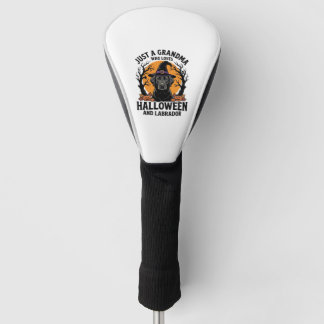 Oma Halloween Labrador Grappig Vintage_1 Golfheadcover