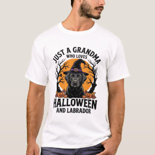 Oma Halloween Labrador Grappig Vintage_1 T-shirt