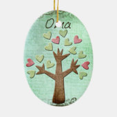 oma hart boom keramisch ornament (Achterkant)