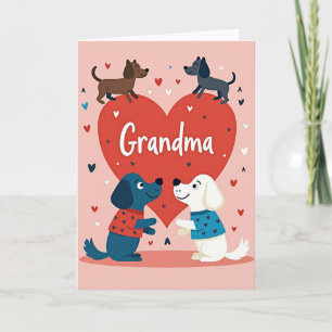 Oma Hartpatroon Honden Kaart