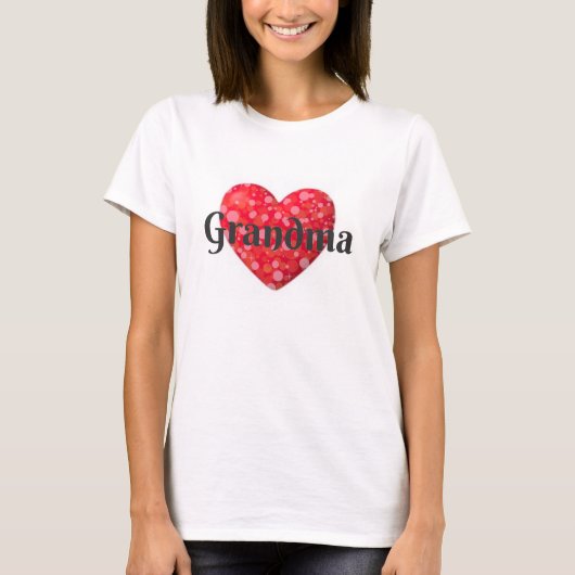 Oma Heart T-shirt (Voorkant)