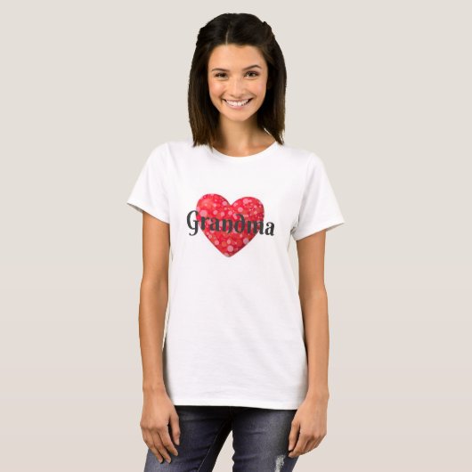 Oma Heart T-shirt (Voorkant volledig)