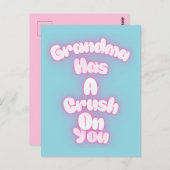 Oma heeft een oogje op je briefkaart (Voorkant / Achterkant)