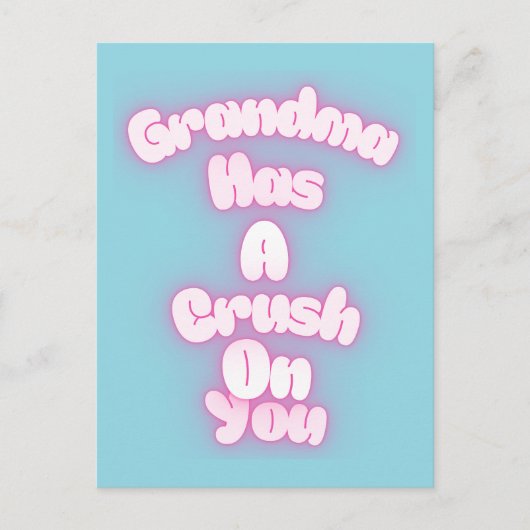 Oma heeft een oogje op je briefkaart (Voorkant)