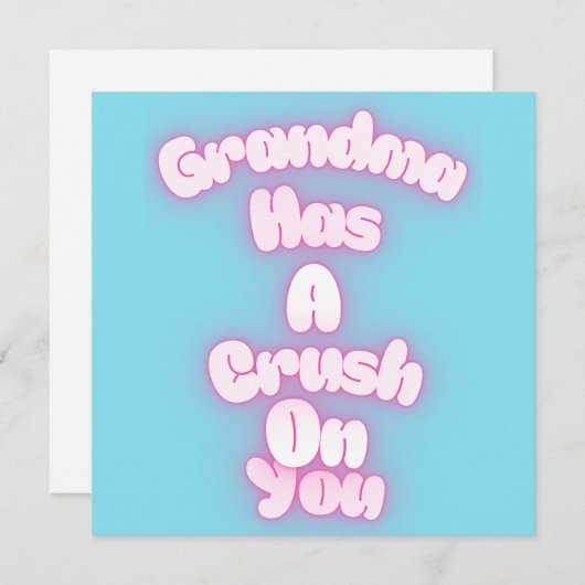 Oma heeft een oogje op je feestdagenkaart (Voorkant / Achterkant)