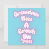 Oma heeft een oogje op je feestdagenkaart (Voorkant)