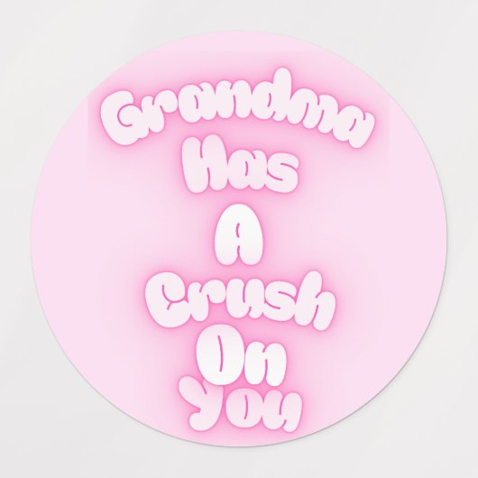 Oma heeft een oogje op je labels (Design 2)