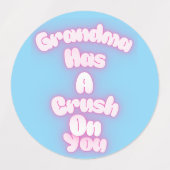 Oma heeft een oogje op je labels (Design 1)