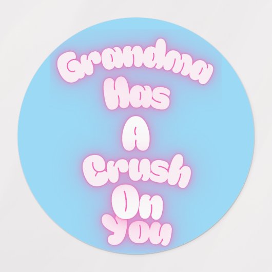 Oma heeft een oogje op je labels (Design 1)