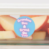 Oma heeft een oogje op je labels (Aangebracht)