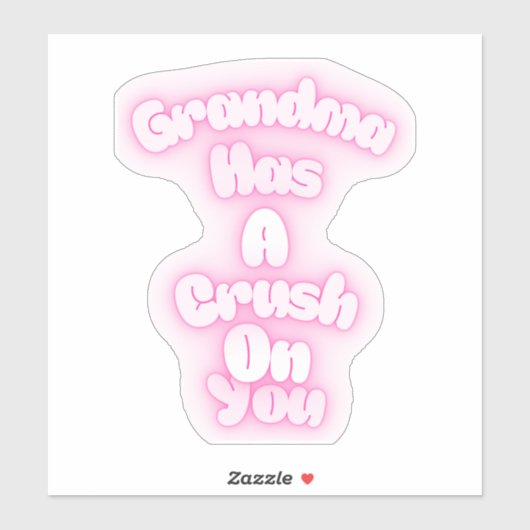Oma heeft een oogje op je sticker (Vel)