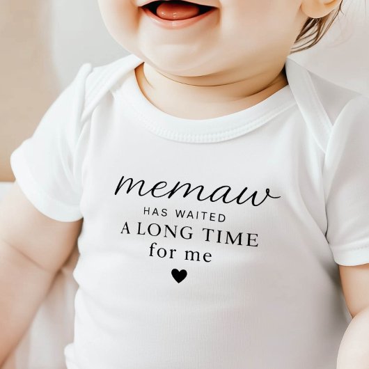 Oma Heeft Gewacht Baby Bodysuit Cadeau