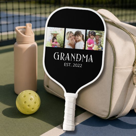 Oma heeft het moderne schrift 3 foto ingesteld pickleball paddle
