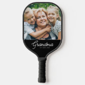 Oma heeft het moderne schrift foto ingesteld pickleball paddle (Achterkant)