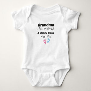 Oma heeft lang gewacht op me Baby Gift Romper