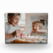 Oma Heeft Modern Fotocadeau Opgericht Fotoblokken (Voorkant)