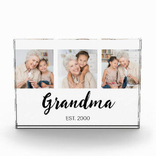 Oma heeft Modern Schrift 3 Foto ingesteld