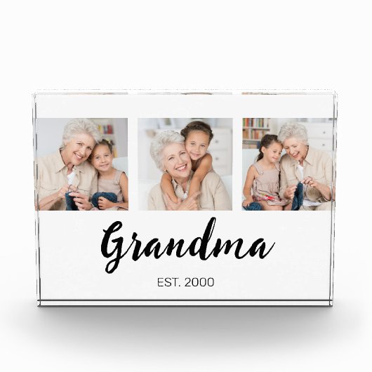 Oma heeft Modern Schrift 3 Foto ingesteld (Voorkant)