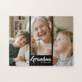 Oma heeft Modern Schrift 3 Foto ingesteld Legpuzzel (Horizontaal)