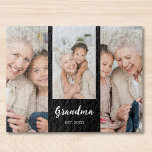 Oma heeft Modern Schrift 3 Foto opgericht  Legpuzzel<br><div class="desc">Oma heeft Schrift 3 Foto Elegante Moderne Puzzel. Om aan te passen,  vervang de foto's en verander het jaar.</div>