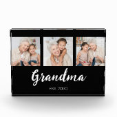 Oma heeft modern schrift zwart 3 foto (Voorkant)