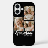Oma heeft modern schrift zwart 3 foto Case-Mate iPhone case (Achterkant)