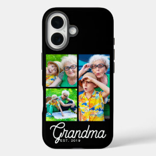 Oma heeft modern schrift zwart 3 foto iPhone 16 hoesje