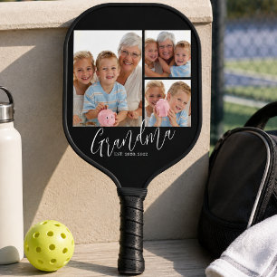 Oma heeft moderne leuke tekst 3 foto opgericht pickleball paddle