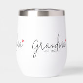 Oma heeft nieuwe oma cadeau ingesteld (Achterkant)
