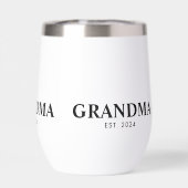 Oma heeft nieuwe oma cadeau ingesteld (Achterkant)