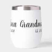Oma heeft nieuwe oma cadeau ingesteld (Achterkant)