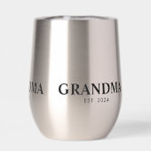 Oma heeft nieuwe oma-cadeau ingesteld (Achterkant)