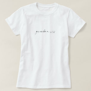 Oma heeft nieuwe oma cadeau ingesteld t-shirt